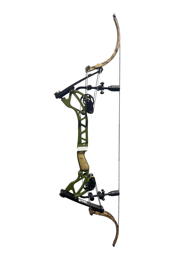 Phoenix, RH, Long, 40-60, Go/Wild w/ Green – Oneida Eagle Bows