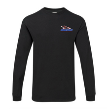 Long Sleeve Flag Logo T-Shirt - Black