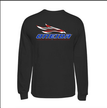 Long Sleeve Flag Logo T-Shirt - Black